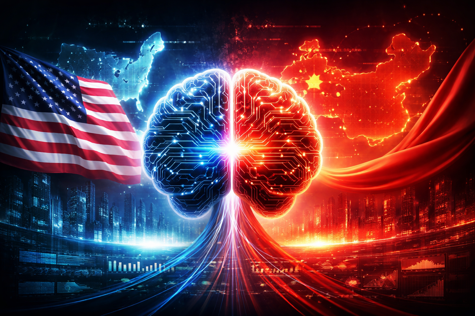 The US-China AI gap closes amid responsible AI concerns