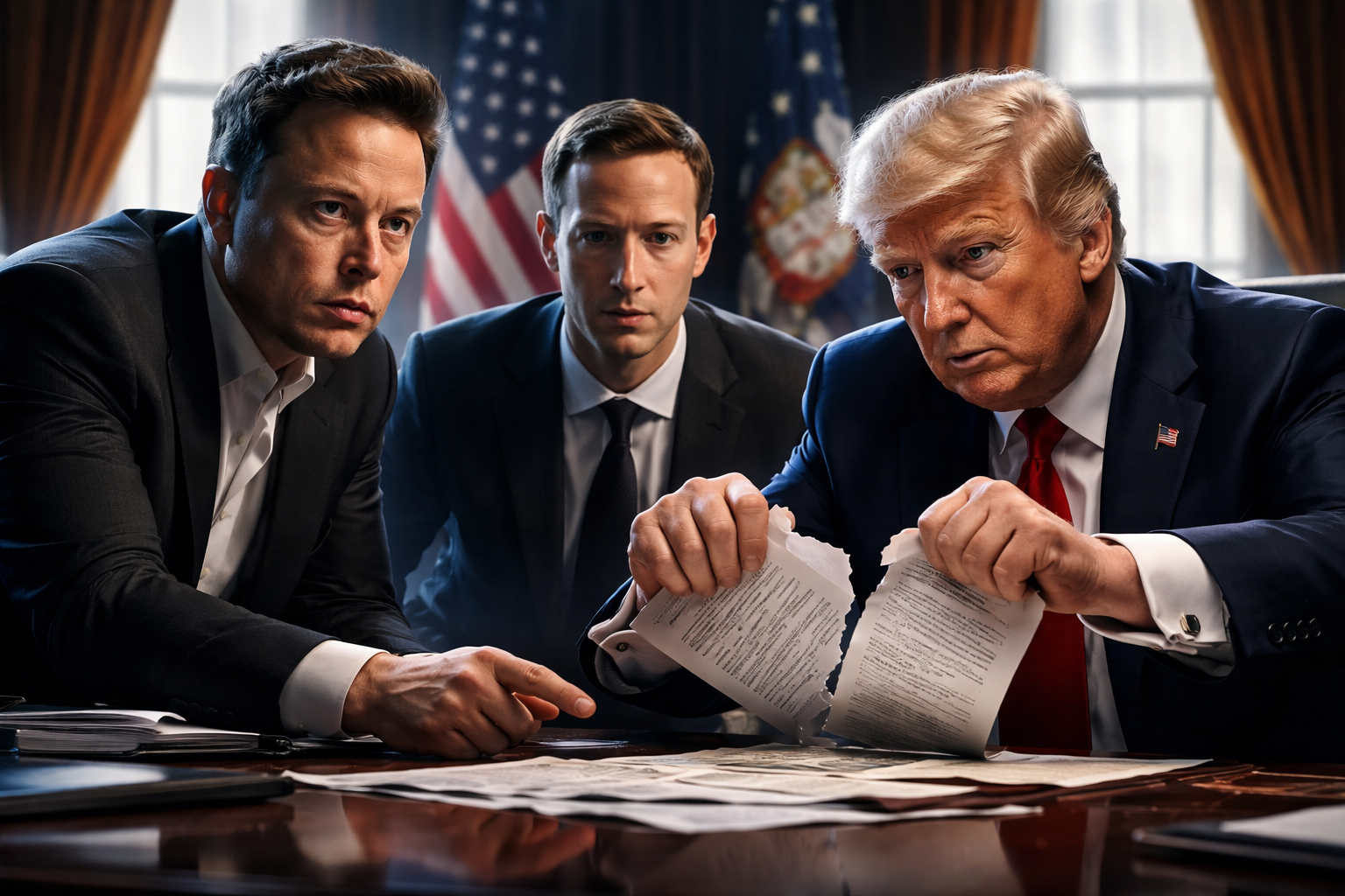 Musk and Zuckerberg convinced Trump to scrap AI executive order